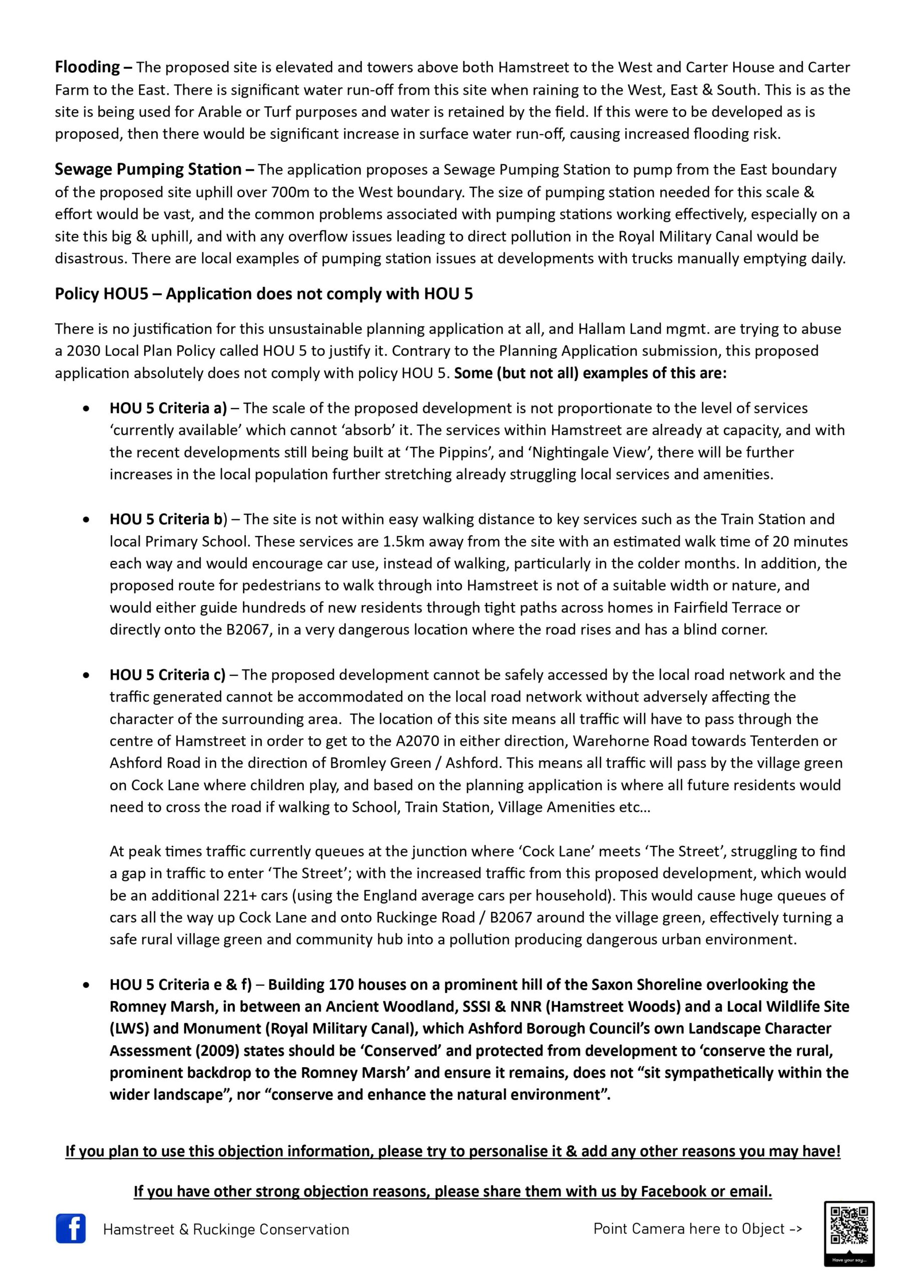 Cotton Hill Development Orlestone Parish Council